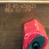 Solid Copper 8.125"L x 3"W x 1/4"T Busbar 2"H 7-Hole w/ 1"D Standoff Insulator