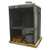 64 1/4" x 62 1/8" x 86 1/8" Paint Booth w/ Dayton 5K192C Motor 1/3 HP 115VAC