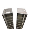11-Space Double-Handle Vertical Lab Freezer Racks 25.25" x 6.5" x 6" (2)