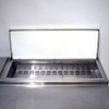 Continental Refrigerator CPA93 93"W 2-Full Door Stainless Steel Pizza Prep Table