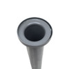 Gray 43" x 5" Plastic Post Cover for 4-3/4" Safety Bollard/Traffic Post Grey