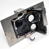 Eversys E'4 Top Panel, Coffee Side, with Fans +Wires, Stainless, for 2 Hoppers