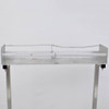 Poly Top 60" Packing Butcher Cutting Prep Table with Roller Conveyor Stainless