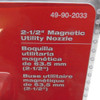 Milwaukee 49-90-2033 AIR-TIP 2.5" Magnetic Utility Vacuum Nozzle Attachment