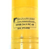 Signaworks STSB-24-3-NC-44 Standard Andon Tower Light Stack Yellowing Plastic