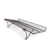 Black Wire Grid Mep-Angled 24" x 12" Slatwall/ Pegboard Shelves (10)