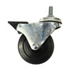 PPI K.C. 4" Swivel Locking Industrial Steel Rolling Caster Wheels (3)