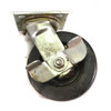 Large 6" x 2" Heavy Industrial Rolling Swivel Caster Wheels w/ Locks (2)
