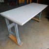 Mobile Workbench Shop Table 1.5" Thick Laminate Top 6' Long x 30" Deep