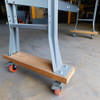 Mobile Workbench Shop Table 1.5" Thick Laminate Top 6' Long x 30" Deep