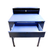 Global Industrial Blue Sloped Receiving Desk Shop Steel 34-1/2" L x 30" x 47"