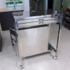 Clean Room Stainless Mobile Computer Cart 29-1/2" L x 16-1/2"W x 37-1/2" H