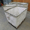 DANDUX 12 BU Laundry Cart Canvas Basket Truck Industrial Rolling 37" x 27" x 33"
