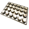 Ekco 2443 24-Cup Commercial Baking Pans 20.75"L x 14"W x 1.5"H (3)