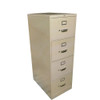 HON 4-Drawer Vertical Filing Cabinet Beige 18-1/4" W x 26-1/2" D x 52" H