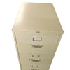 HON 4-Drawer Vertical Filing Cabinet Beige 18-1/4" W x 26-1/2" D x 52" H