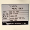 Energy Support Corp. SH-302-100 Oxygen Analyzer RX-502039-A - Parts