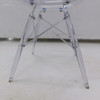 Clear Acrylic Bucket Chair With Armrests And Matching Eiffel Base