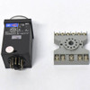 ATC 0407A-100-F3X Series 407 Time Delay Relay 24-240VAC w/ 27E892 Base