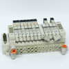 SMC Pneumatics (6) VQ1101-5 (3) VQ1401Y-5 VVQ1000-P-1-C6 W/ Base Mount & Spacer