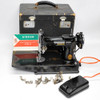 Singer 221 Featherweight Portable Sewing Machine w/Case, Pedal, Accessories 1941