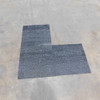 Commercial Carpet Tile Square Charcoal Gray Pattern 19-3/4" x 19-3/4"