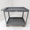 Uline Heavy Duty Welded Steel Rolling Cart 36" L x 24" W x 3" Deep
