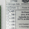 Animatics OPTO2 Opto-Isolator Board 8 Input 8 Outputs DIN Rail Mount +Connectors