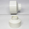 Charlotte Pipe PVC 00102 1850 Increaser/Reducer 8" x 4" (2)