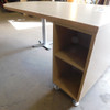 Meeting Table Peninsula Desk With Shelf & Power Port 48" W x 5.5" L