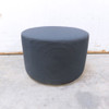Steelcase Turnstone Alight Round Ottoman Dark Gray w/ Low Profile Glides