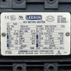 Leeson C80T34FZ5C 1HP 3phase Electric Motor D80D Frame 200-460V 50/60Hz 3425 RPM