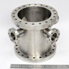 6-Way Vacuum Cross Tee 2x DN160CF 8" Conflat Flange 4x DN40CF 2.73" 7.75"Chamber