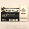 Best Welds 2" x 4.25" Hardened Glass Filter Plate (40)
