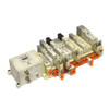 SMC EX250-SDN1 DeviceNet Manifold Base w/SV1200/SV1A00-5FU, & SV1200/SV1A00-5FUD