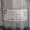 Fluid-O-Tech TMSS054A Stainless Rotary Vane Pump C058100 230V Motor w/ 450V Cap