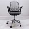 Knoll ReGeneration Office Chair w/ Adjustable Arms and Gray Upholstery