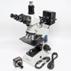 AmScope ME580 Trinocular Compound Microscope 500X Dual-Light w/ 10MP USB Camera