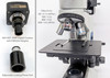 AmScope ME580 Trinocular Compound Microscope 500X Dual-Light w/ 10MP USB Camera
