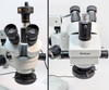 AmScope SM Trinocular Stereo Zoom Microscope 10MP Camera/Fiber Light/Boom Stand