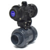 Asahi CP79PS Pneumatic Actuator & 2-way PVC Ball Valve