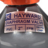 Hayward DAB1020UFF 2" PVC True Union Diaphragm Valve