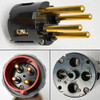 Hubbell HBL4100P7W Male Plug 100A 480V 40HP 3P4W