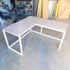 SHW Triangle-Leg L-Shaped Home Office Computer Desk Table 60" x 55"