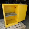 Sandusky Flammable Liqiud Storage Cabinet 12-Gallon 35" x 18" x 23" Yellow