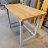 Seville Classics Ultra HD Maple Top Work Bench Table 48 x 24 x 37.5" H