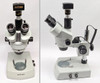 AmScope SM-2T Trinocular Stereo Zoom Microscope 5.1MP Camera/Lights/Pillar Stand