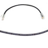 Black UTP Cat 6 Slim 1FT Ethernet Patch Cable (100)