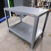 Uline H-4161 Welded Steel Machine Table Workstation 36" x 24" 12 Gauge