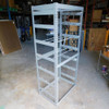 Global Industrial 36" x 24" Wide Wire Reel Mount Rack 7-Level w/ 5 Axles